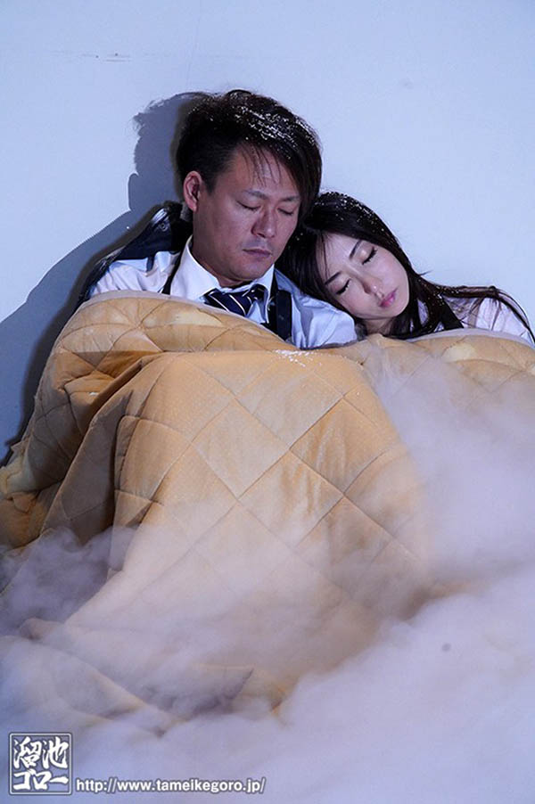 MEYD-596 不能睡着!与巨乳女同事「中野七绪」被困在冷冻仓库,温存一整夜「用生命做爱」!