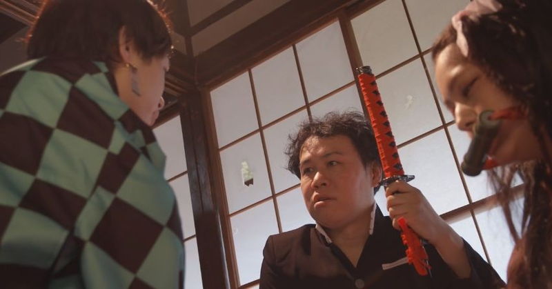 CSCT-002 鬼灭之刃也推暗黑版!渚みつき神还原「灶门祢豆子」在哥哥面前惨遭恶鬼搞上