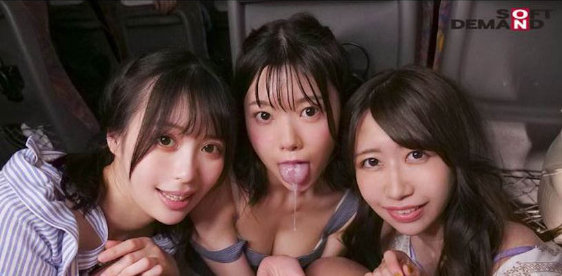 SDMUA-042 「女友的3闺蜜」在夜间巴士上找我打炮,「后宫般的极乐享受」好销魂!
